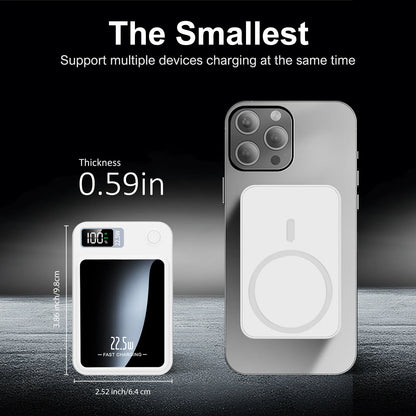 Wireless Power Bank 2-in-1 Magnetic 10000mAh Portable Charger