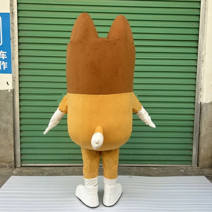 Adult Cartoon Dog Mascot Costume – Full Body Party Outfit
