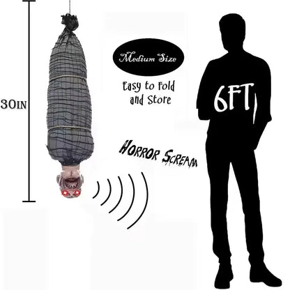2.5 Ft Animated Hanging Corpse Halloween Prop