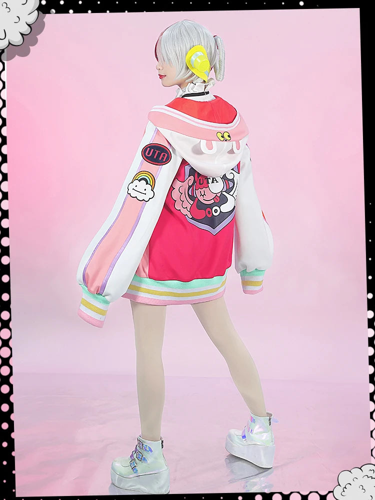 Anime One Piece Uta Cosplay Costume Set