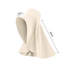Sunshade Visor Big Neck Protection Shawl Bucket Hat
