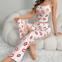 2-Piece Transparent Back Pajama Set