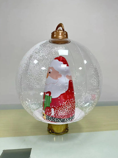 60CM Giant Outdoor Inflatable Christmas Ball Ornament