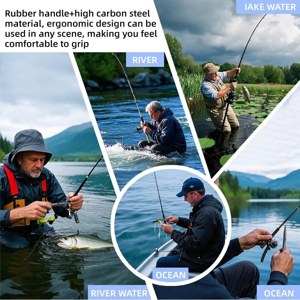 Fishing Pliers with Tungsten Cutters
