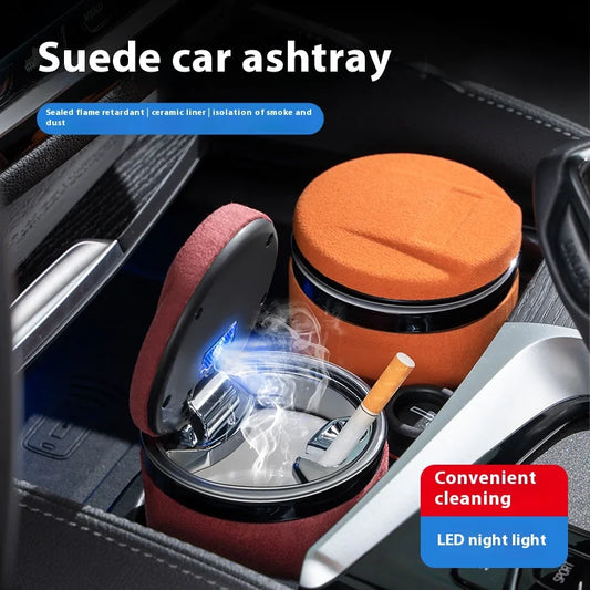 Elk Leather Car Ashtray