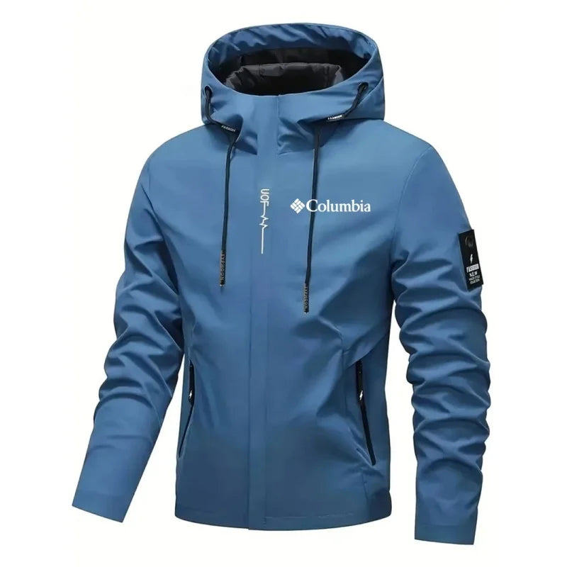Men's Hooded Waterproof Utility Bomber Jacket