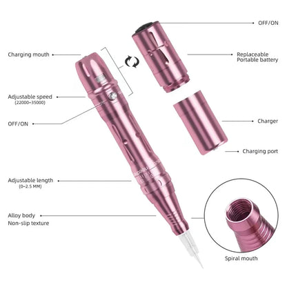 Wireless Micropigmentation Microblading Machine