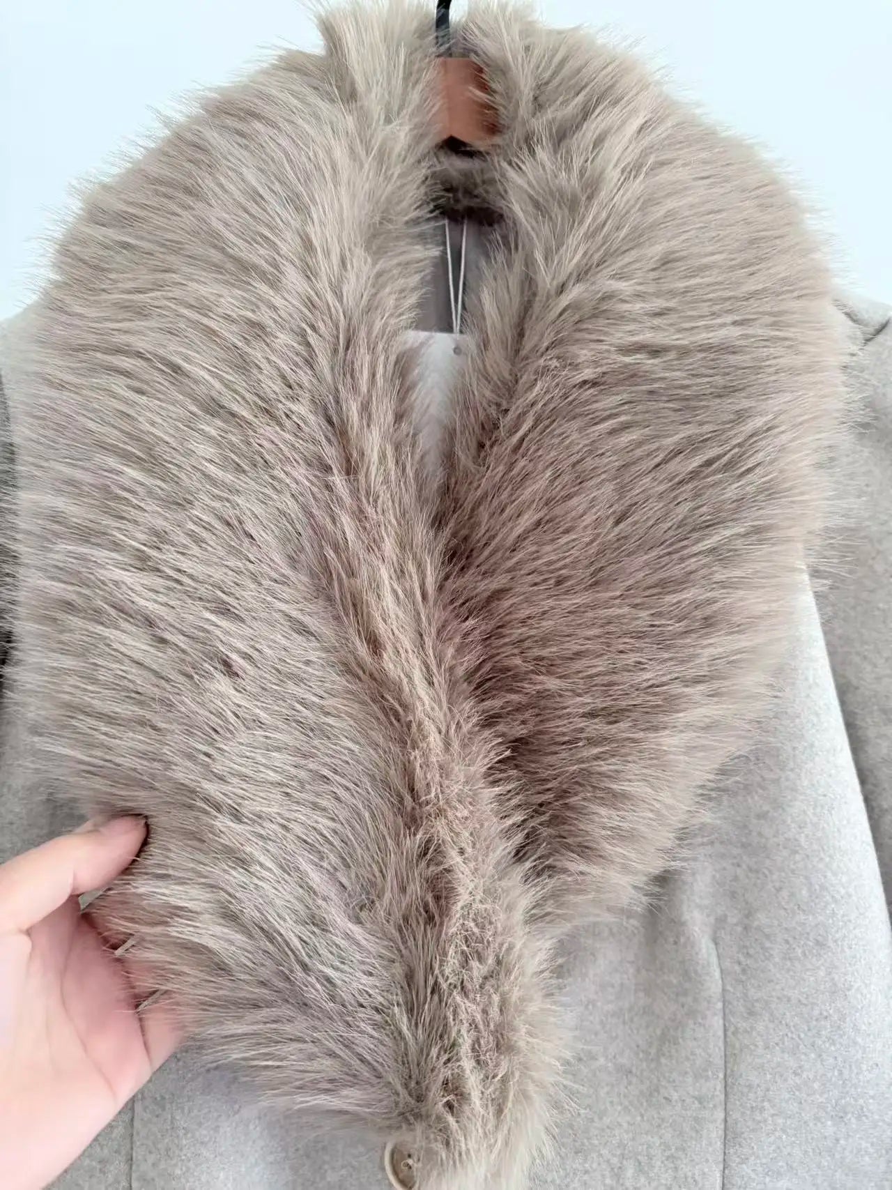 Women's Elegant Long Wool Blend Coat