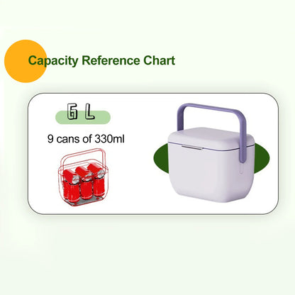 6L Portable Insulated Fishing Cooler & Ice Bucket