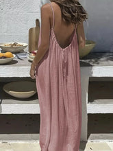 Loose Backless Summer Dress