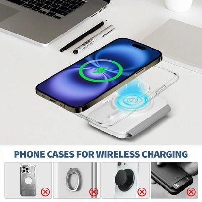 15W Magnetic 3 in 1 Wireless Charger Station