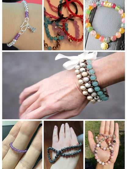 Natural Stone Crystal Cuff Bracelets
