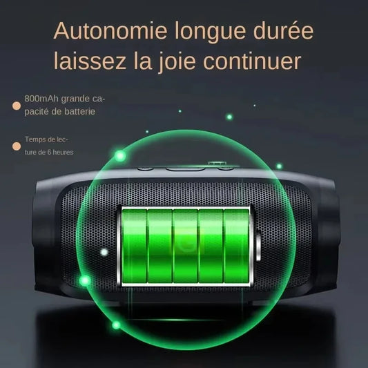 Lenovo FM Portable Bluetooth 5.4 Wireless Outdoor Speaker