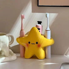 Star Shape Toothbrush Holder  3 Slot