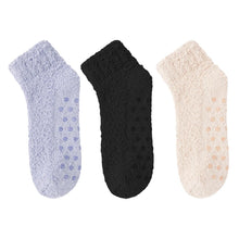 3 Pairs Non-Slip Coral Floor Socks