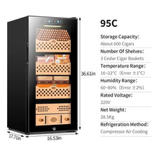 Intelligent Compressor Constant Temperature and Humidity Control Humidor