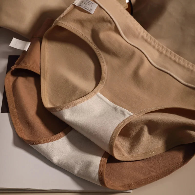 3PCS Seamless Soft Cotton Briefs