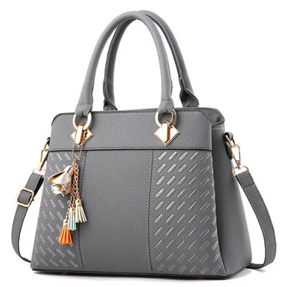 Yogodlns Women’s Luxury Embroidered Shoulder Bag – Soft PU Leather Crossbody Tote