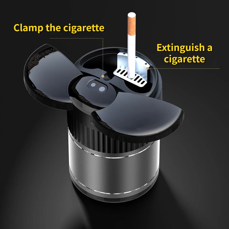 Smart Infrared USB Luminous Car Ashtray