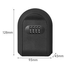 Key Lock Box with Small 4 Digit Combination Wall Mounted