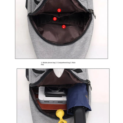 Casual Crossbody Small Backpack
