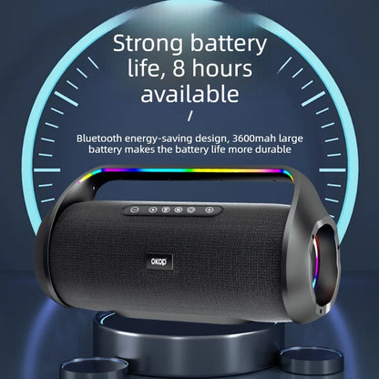 OKOP 40W Portable Wireless Speaker with Handle & RGB Lights