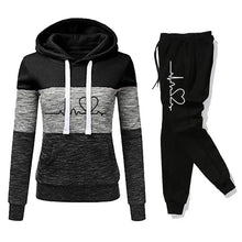 Hooded Sweatshirt Versatile Joggers Set