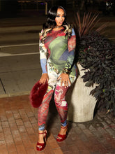 Colorful Print Trendy Jumpsuit