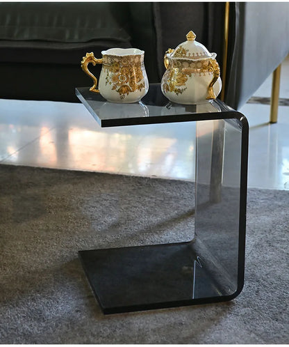 Acrylic Clear Glass Table