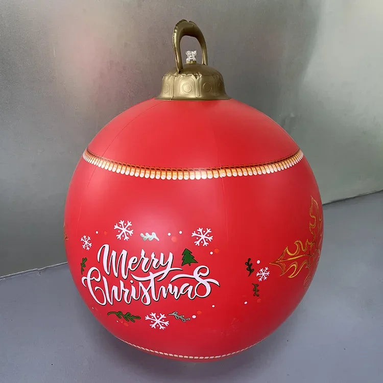 60CM Giant Outdoor Inflatable Christmas Ball Ornament