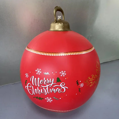 60CM Giant Outdoor Inflatable Christmas Ball Ornament