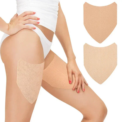 5/10Pcs V-shaped Invisible Sweat Absorption Anti-Chafing Thigh Pad Stickers