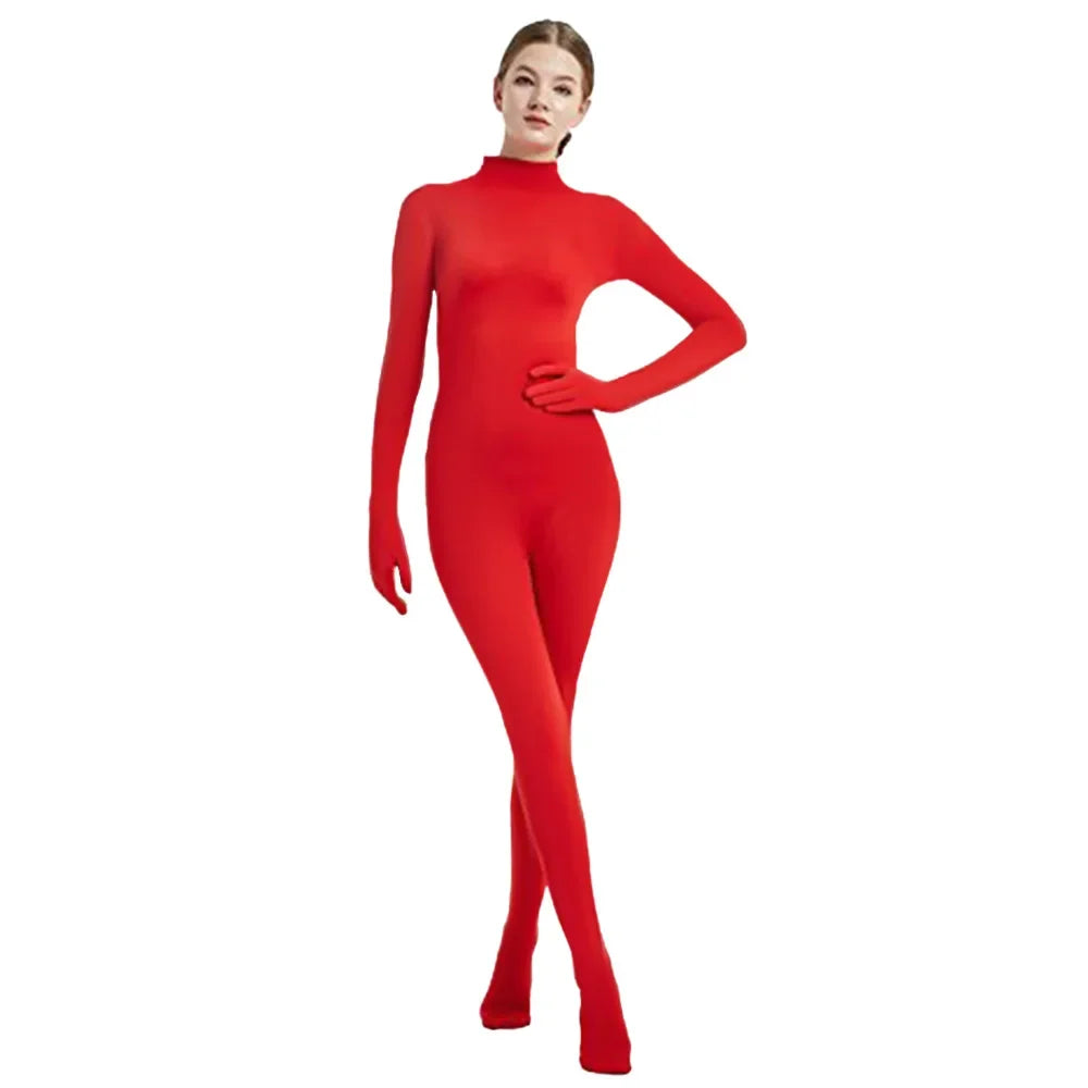 Full Body Spandex Zentai Suit – Base Layer Bodysuit for Cosplay & Costumes