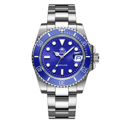ADDIESDIVE 200M Waterproof Men's Stainless Steel Quartz Dive Watch