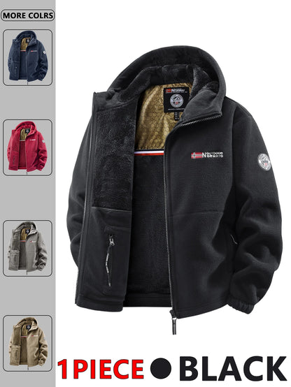Men's All-Season Casual Padded Jacket – Lightweight Thermal Zip-Up Coat