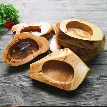Natural Irregular Wood Ashtray