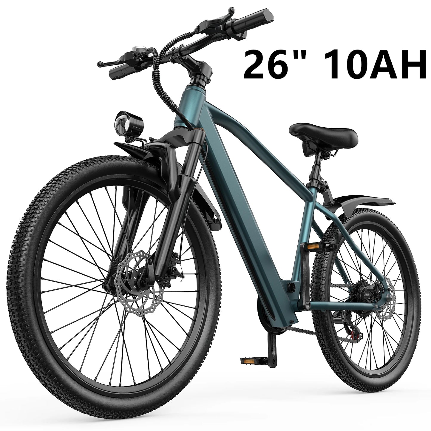 Electric Bicycle 36V Lithium Battery 500W Peak Motor 21-Speed Gear System - Eco-Friendly Transport