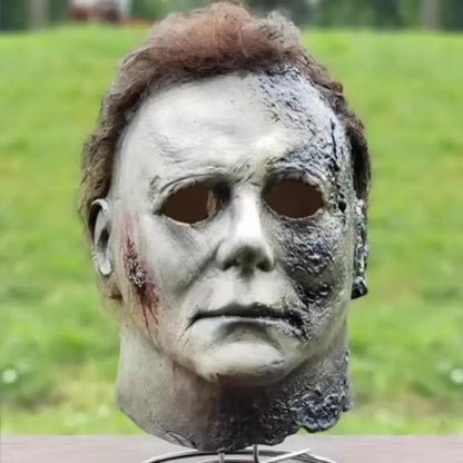 Realistic Michael Myers Horror Mask - Premium Halloween Cosplay Prop