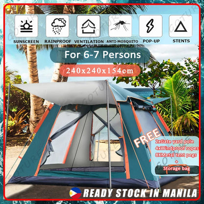 Goture Portable Automatic Waterproof Double Layer Tent