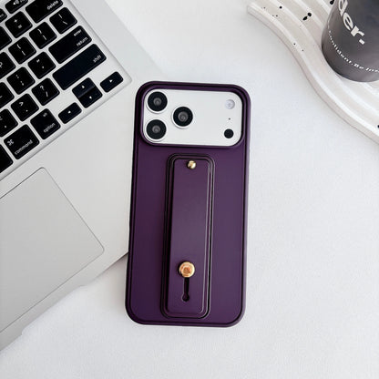 Luxury Business Wrist Strap Phone Case with Kickstand