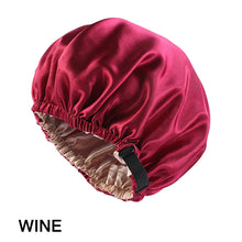Satin Solid Color Sleeping Cap