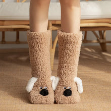 Animal Face Warm Carpet Socks