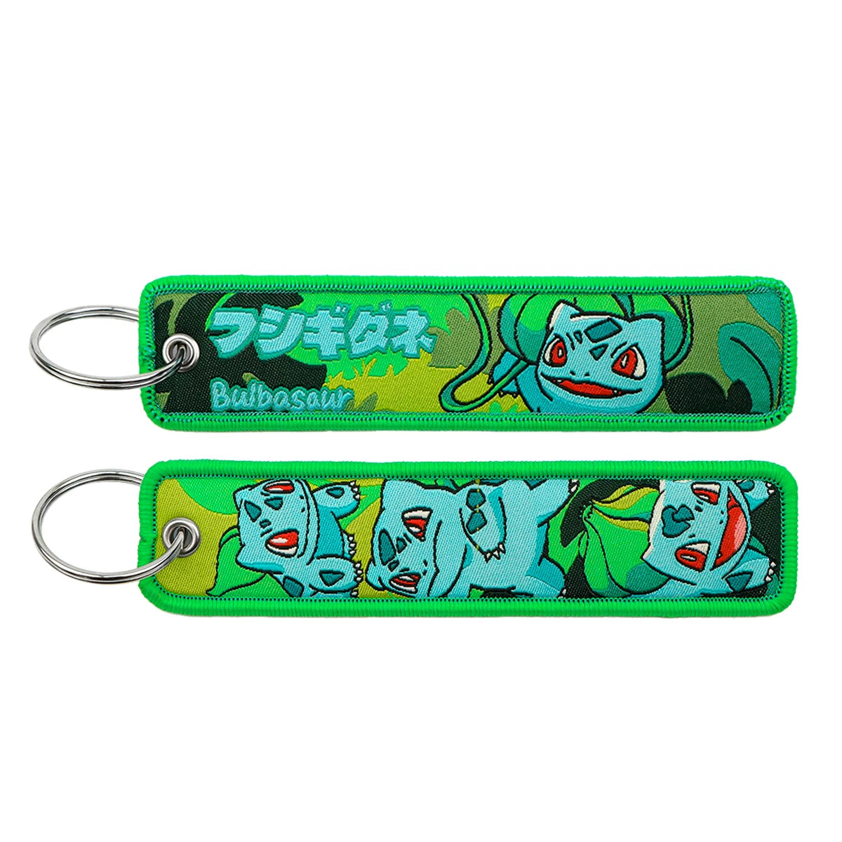 Japanese Anime Embroidered Fob Jet Tag Keychain