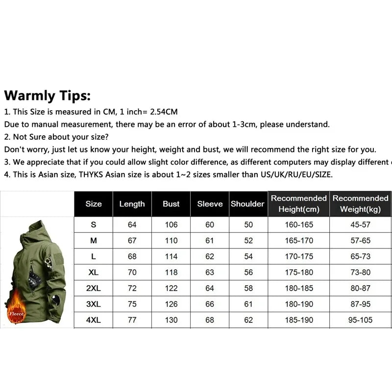 Men's Hooded Casual Military Outdoor Utility Jacket