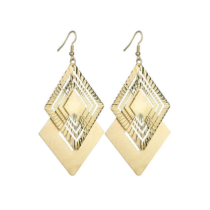 Floating Long Hook Earrings
