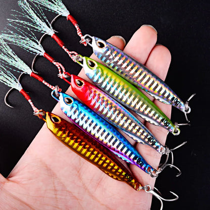 Aorace 5PCS Metal Jig Fishing Lure
