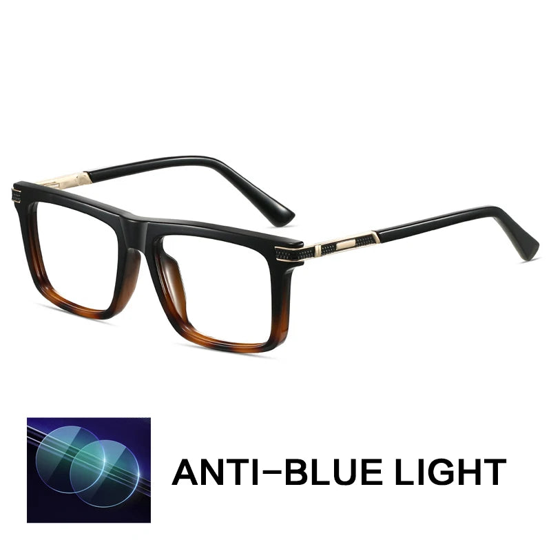 Men's Anti-Blue Light Progressive Reading Glasses
