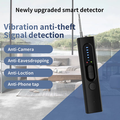 Anti-Spy Hidden Camera Detector & Portable GPS Tracker Finder (Model X13)