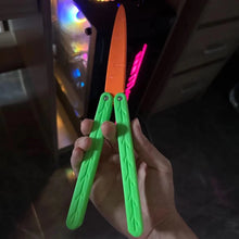 3D Gravity No Edge Butterfly Training Knife