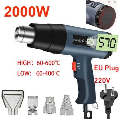 2000W Variable Temperature Electric Heat Gun Set